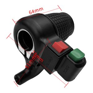 24V 36V 48V Elektrische Fiets Throttle Turn Gemodificeerde Snelheidsregeling Handle Bar Throttle Zelfsluitende onderdelen