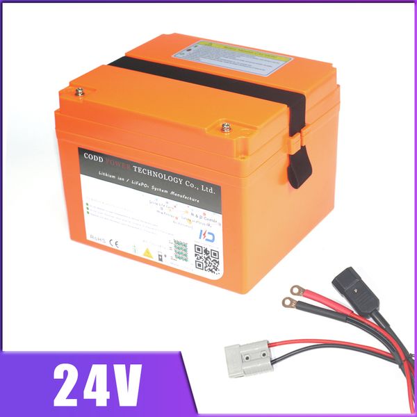 Batterie au Lithium pour vélo électrique 24V 40ah, Tricycle Portable 60ah 80ah