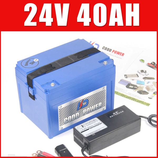 Batterie li-ion 24V 40Ah 25.2v 40000mah batterie de vélo électrique avec 1000W BMS