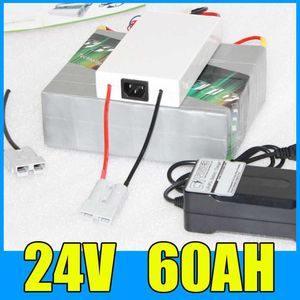 24V 60AH Lithium Batterij 29.4V 1400W Elektrische Fiets Scooter Zonne-energie Batterij Gratis Bms Lader verzending
