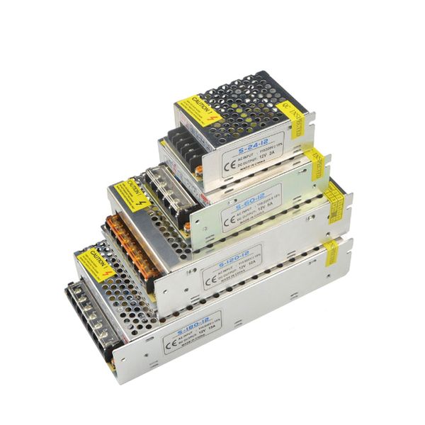 Transformateur de corps en aluminium 24V, alimentation Led DC24V, 25W 40W 70W 120W 240W 360W 480W 600W AC110V/220V, interrupteur d'alimentation led