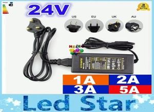 24V Led Transformator 5A 3A 2A 1A Led Voeding Hoge Kwaliteit Led Driver Ac 110240V Voor led Strip Light2351452