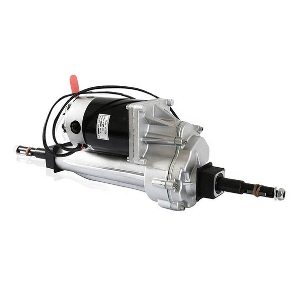 Triciclo de motor pequeño de 24V, conjunto de eje trasero, eje diferencial trasero, 500W, 40:1, triciclo eléctrico transaxle