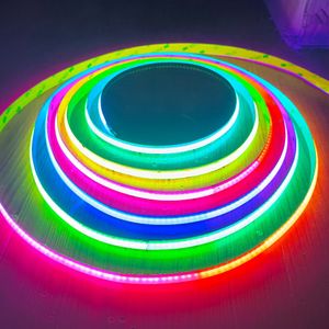 12V 24V WS2811 5M COB FOB RGB LED Pixel Flexible Strip Light Tape Addressable Dream Magic Color Chasing 720LEDs/m High Density 12mm Width