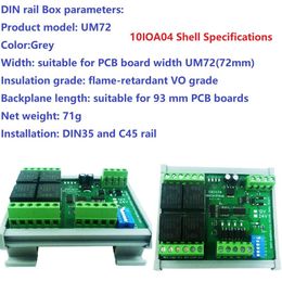 24VDC 4 canaux 4DI-4DO MODBUS RTU RS485 Relais NPN Relais d'entrée Plc IO