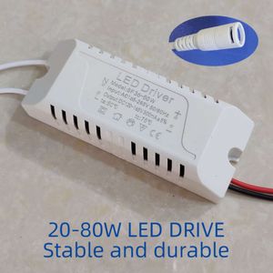 24W 36W 50W 58W 60W 68W 80W Fuente de alimentación Transformadores de iluminación para luces LED Panel Lámpara Conector DC DC