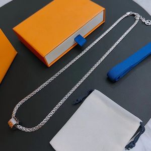 24WF Nieuwe Luxe Sieraden Vintage Zilveren Hanger Ketting Straat Hip Hop Rock Punk Heren- en Damesmode Accessoires