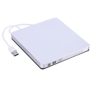 Freeshipping 24x externe USB 3.0 Externe DVD / CD-RW Drive Burner Slanke draagbare stuurprogramma voor Netbook MacBook Laptop PC