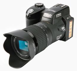 24x Optische Zoom Telepo Lens DSLR Wide Angle Professional Digital Po Camera SLR Flashlight 3p 1080p Recorder 3 Scherm 240407