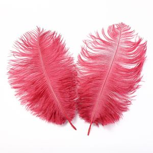 25-30 cm Fleur décorative Autruche Feather Feather Fournitures d'artisanat de mariage Événement de fête de fête de fête