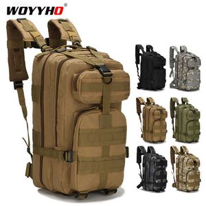 25-30L sac à dos tactique hommes randonnée Trekking voyage sac à dos armée militaire sac à dos Sport de plein air escalade sacs Q0721