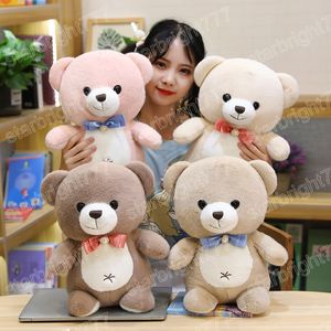 25-38CM belle noeud papillon ours en peluche poupée douce peluche Animal jouet pour enfants amoureux anniversaire bébé cadeau