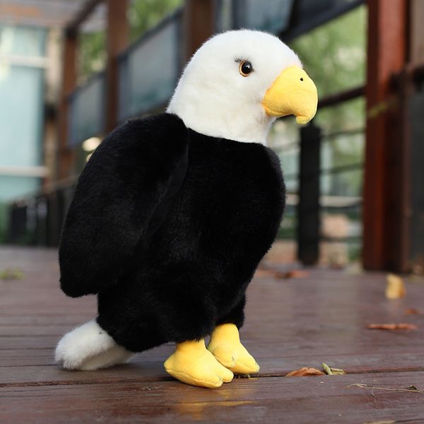 25-45 cm Simulate Bird Plux Toys Lifeke Liferful Pelican Vulture Eagle Farged Wild Animal Doll Cute Home Ornement Gift