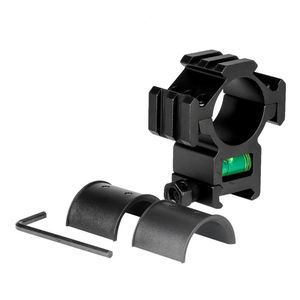 25,4 mm/30 mm aluminium rail Scope Mount met bellenniveau geweer scopes ring voor buitenjacht