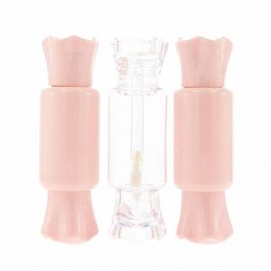 25/50 stuks PET Lipgloss Lege Buis 8 ml Plastic Cosmetische Verpakking Fles Luxe Leuke Snoep Roze Heldere Vorm Lipgloss Ctainers 10R9 #