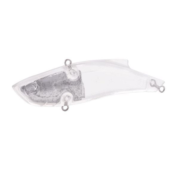 Señuelo de pesca de plástico ABS, 25,5g, 9cm, recubierto de plomo, sin pintar, cuerpo en blanco, cebos duros Vib, Mini señuelos falsos para pesca al aire libre 2ar E19