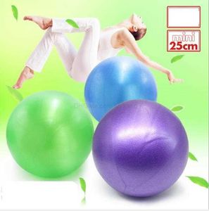 25 cm Diamètre PVC Antidéflagrant Pression Gym Fitness Exercice mini Balance Ball Pilates Balls Pour Yoga Formation pilates Ballon De Massage