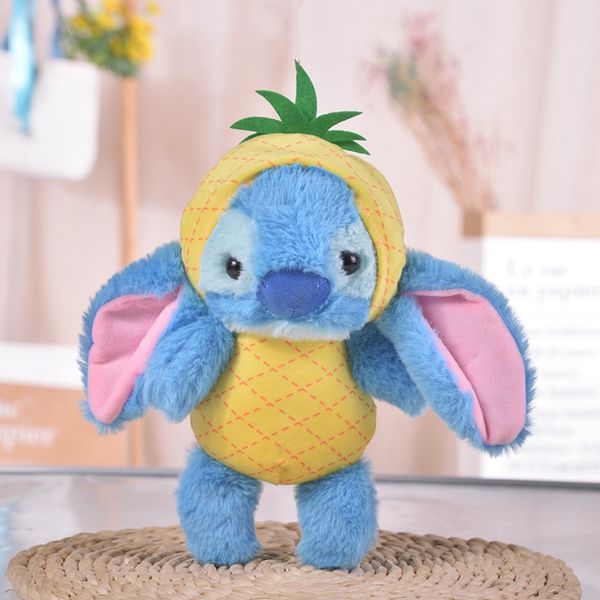 25 CM jouets en peluche populaires ananas Cross-Dressing Stitc étoile bébé bleu Stitc peluche poupée LT0021