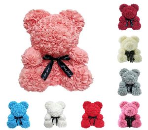 25 cm Rose ours simulation Fleur Créative Gift Soap Rose Teddy Bear Birthday Gift Ground T8G018 271 G22904364