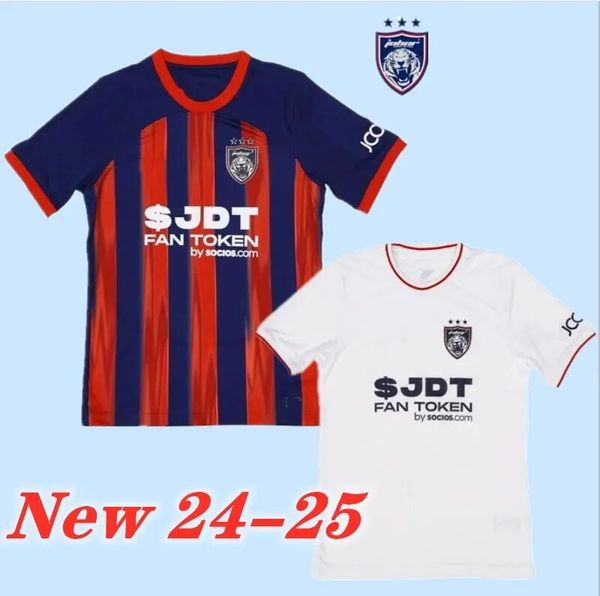 25 Darul Johor 24 Malaisie Jerseys de football adulte Ta'zim F.C.JDT Super League 2024 2025 Home Red Away White 19 Akhyar.r Men Camisetas de Futbol Top Thai Quality 20 20
