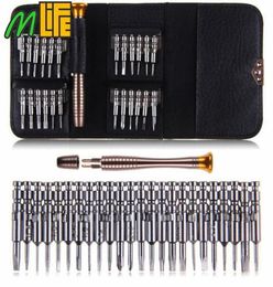 25 bits de tournevis de précision IN1 Set Tournevis portable Multitul pour ordinateur portable Mobile Organes de montre Tools de réparation 8221289