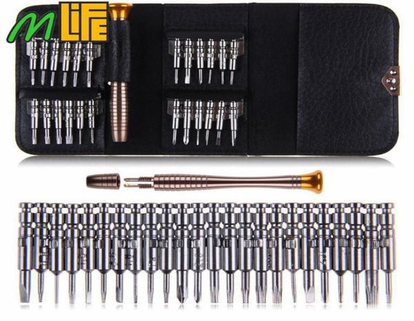 25 bits de tournevis de précision IN1 Set Tournevis portable Multitul pour ordinateur portable Mobile HEPTORS LOOTES Tools de réparation 9545855