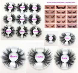 25 mm lange 3D nertsen valse wimpers private label logo wimperextensions dramatische dikke wreedheid pluizige natuurlijke valse wimpers3389639