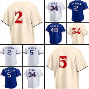 48 Jacob Degrom Jersey de béisbol 53 Adolis García 5 Corey Seager City Connect 2 Marcus Semien Nolan Ryan Yerry Rodríguez Jon Gray Josh Jung 31 Max Scherzer 32 Evan Carter