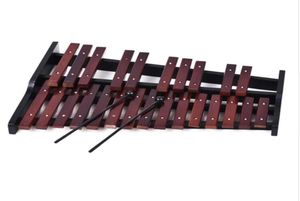 25 noten houten xylofoon percussie vroege educatieve intelligentie ontwikkeling ambachten percussie-instrumenten met 2 hamers 6383917