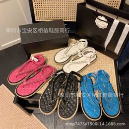 25% de réduction Chaussures de sport 2024 Xiaoxiangfeng haute édition nouveau vous été chaîne en métal tissé corde de chanvre bas chevrons glisser chaussures de pêcheur femme