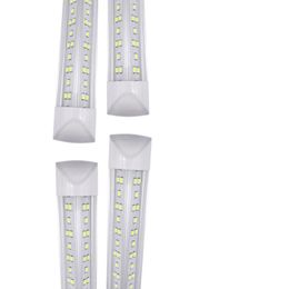 25-pack, LED-winkel licht, 8ft tubes 100W 10000LM 6000K, koud wit, v-vorm 144W 6500K 14400LM USAYIGHT