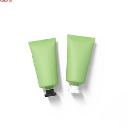 25 pcs/lot 50G 50 ML vide crème pour les mains tube de compression givré vert rechargeable cosmétique conteneur émulsion visage doux tube haute quantité