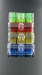 25 pièces lot 9540 mm niveau de tube en plastique niveau à bulle niveau à bulle quatre couleurs 1133311