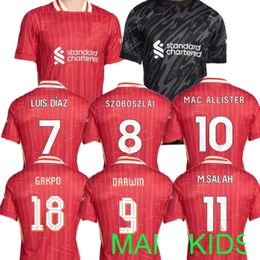 25 Season Soccer Fan 24 Jerseys Player versie 2024 Football Shirts Men Kids Uniforms Special Jersey 2025 Home Red Away Third White Black Sets 24/25 SESW 20 20 /