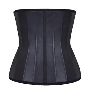 Shape wear 25 acero deshuesado látex natural 30cm entrenador de cintura corsé moldeador caliente cinturón delgado para vientre moldeador de cuerpo correa de modelado faja de cintura