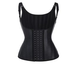 25 en acier manqué de coiffure à coiffure Cincher Halter brillant sous-bust LATTEX CORSET CESSION COSTIFIC SLAPTIONNEL