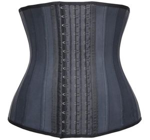 25 stalen botten latex taille trainer afslanke latex riem cincher corset shapers body shaper slankelen latex corset 90538332703