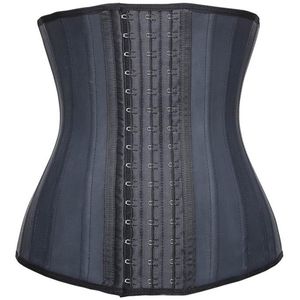 25 Stalen botten Latex taille trainer Afslanken latex Riem cincher corset shapers body shaper afslanken latex corset 9053236L