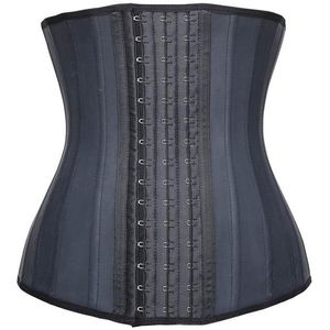 25 stalen botten latex taille trainer afslanke latex riem cincher corset shapers body shaper slanke latex corset 9053310d