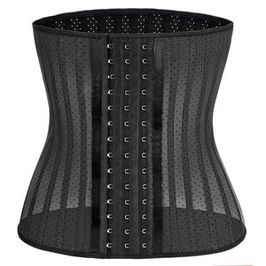 25 os en acier femmes taille formateur femmes Shapers sous le buste minceur respirant ceintures d'entraînement Latex Corset 9095