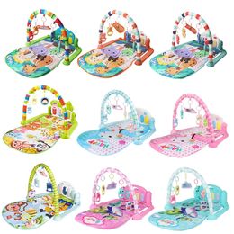 25 Styles Baby Music Rack Play Mat Puzzle Tapijt met pianotoetsenbord Kids Infant Playmat Gym Crawling Activity Tapy Toys voor 0-24 240423