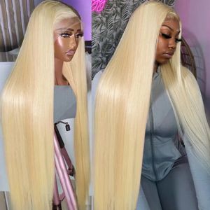 250% 613 HD Lace Frontal Wig 13x6 droite miel Blonde Lace Front perruque cheveux humains colorés 5x5 fermeture sans colle perruque