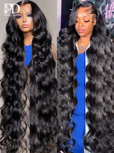 250% Body Wave 13x4 Lace Front 13x6 HD frontale 30 40 inch Glueless Sluiting Human Hair Ready to Wear for Women 240401