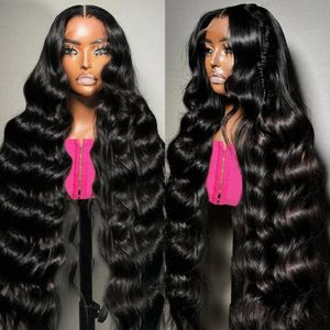250% Body Wave 13x6 Lace Wig Human Hair Braziliaanse HD transparante kant frontale pruik 13x4 kanten voorpruiken voor vrouwen vooraf