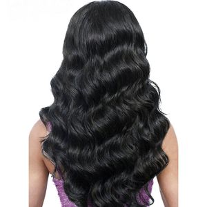 Hot Braziliaanse menselijke haarkant pruiken voor zwarte vrouwen Braziliaanse lichaam wave pre pluked natuurlijke haarlijn kant pruiken met baby haar