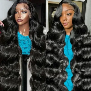 250% Corps transparent 13x6 HD Lace Front Human Hair Wig Brazilian Remy 200 density 13x4 Frontal Wigs Wigs Wake for Women