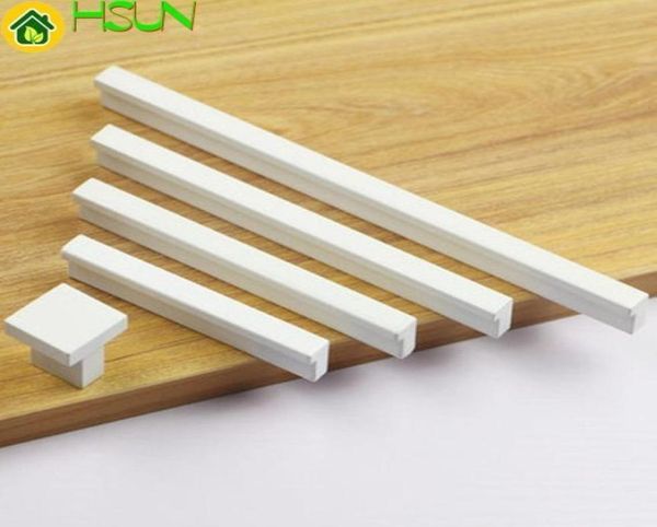 25039039 375quot 5quot 63quot Perillas cuadradas para tocador manijas cajón blanco manija de la puerta del gabinete de cocina Knob9070795