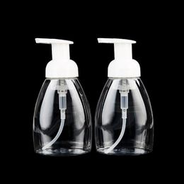 250 ml 300 ml plastic schuimpomp fles hervulbare lege cosmetische fles vloeibare zeep dispenser schuim met duidelijke schuimer LX1759