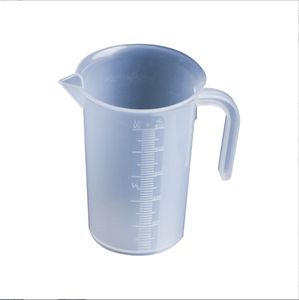 250 ml / 500 ml / 1000ml Lab-beker Plastic afgestudeerd metende kop met handvat huishoudelijke keuken koken tool