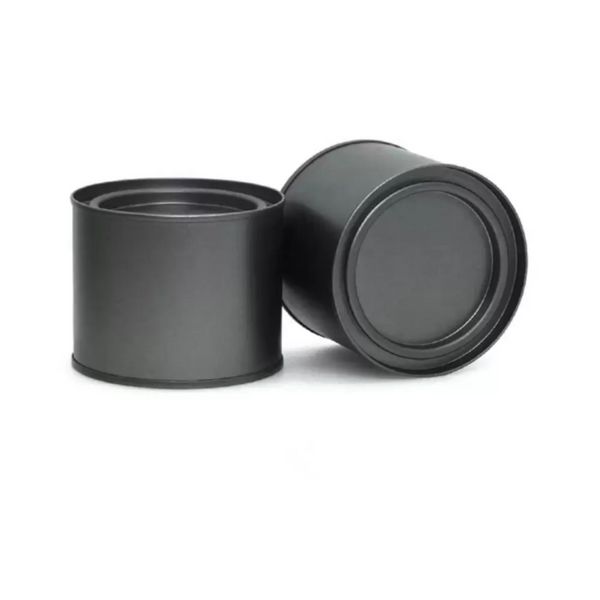 250 ml en aluminium peut étain café thé pot baume à lèvres conteneur vide bougie pots métal crème pot boîte FY2480 ss1124